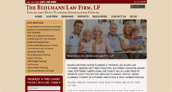 Desktop Screenshot of behlmannlaw.com